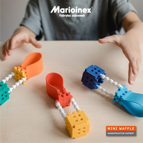 Klocki Mini Waffle Konstruktor Expert 501 elementów Marioinex Klocki Mini Waffle Konstruktor Expert 501 elementów Marioinex
