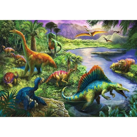 Puzzle 200 elementów Drapieżne dinozaury Trefl Puzzle 200 elementów Drapieżne dinozaury Trefl