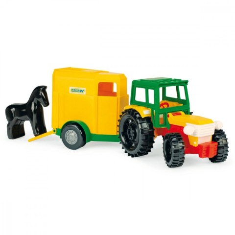 Traktor z przyczepą na konia Wader Traktor z przyczepą na konia Wader