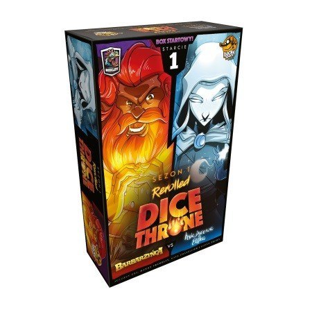 Gra Dice Throne Starcie 1 Barbarzyńca vs. Księżycowa Elfka Lucky Duck Games Gra Dice Throne Starcie 1 Barbarzyńca vs. Księżycowa Elfka Lucky Duck Games