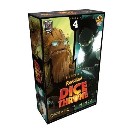 Gra Dice Throne Starcie 4 Drzewiec vs. Ninja Lucky Duck Games Gra Dice Throne Starcie 4 Drzewiec vs. Ninja Lucky Duck Games
