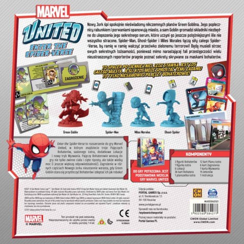 Gra Marvel United: Enter the Spider-Verse (polska edycja) Portal Games Gra Marvel United: Enter the Spider-Verse (polska edycja) Portal Games