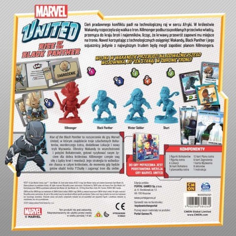 Gra Marvel United: Rise of the Black Panther (polska edycja) Portal Games Gra Marvel United: Rise of the Black Panther (polska edycja) Portal Games