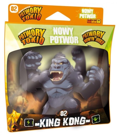Gra Potwory w Tokio King Kong Dodatek Portal Games Gra Potwory w Tokio King Kong Dodatek Portal Games