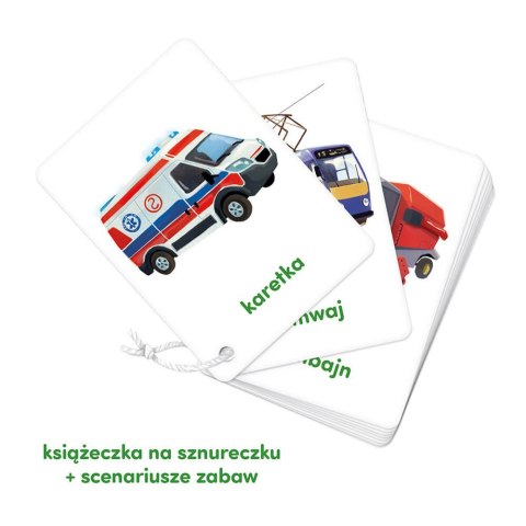 Karty obrazkowe na sznurku - Pojazdy CzuCzu Karty obrazkowe na sznurku - Pojazdy CzuCzu