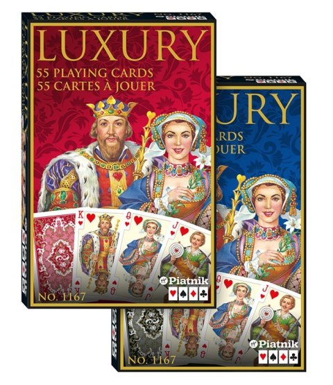 Karty pojedyncze Luxury Talia 55 kart Piatnik Karty pojedyncze Luxury Talia 55 kart Piatnik