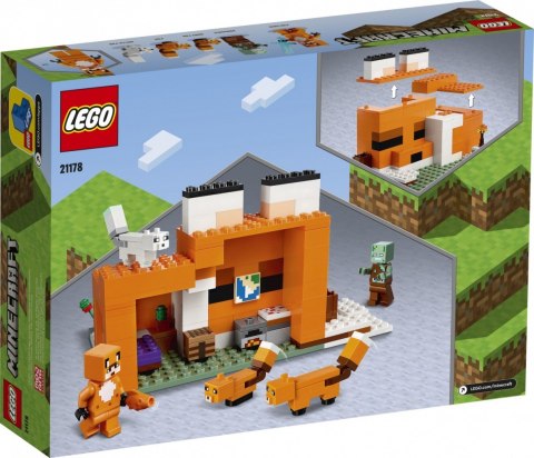 Klocki Minecraft 21178 Siedlisko lisów LEGO Klocki Minecraft 21178 Siedlisko lisów LEGO