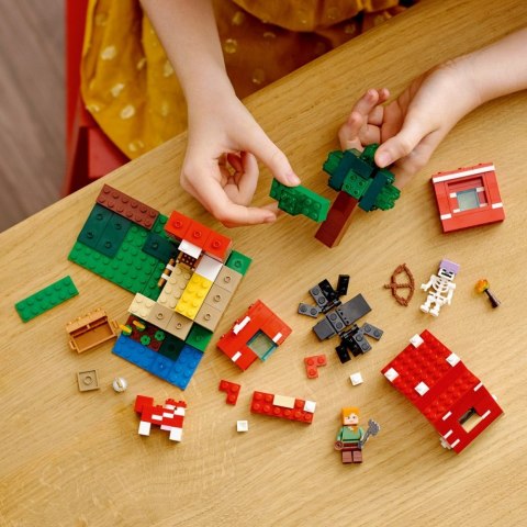 Klocki Minecraft 21179 Dom w grzybie LEGO Klocki Minecraft 21179 Dom w grzybie LEGO