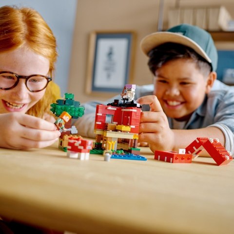 Klocki Minecraft 21179 Dom w grzybie LEGO Klocki Minecraft 21179 Dom w grzybie LEGO