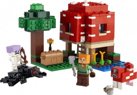 Klocki Minecraft 21179 Dom w grzybie LEGO Klocki Minecraft 21179 Dom w grzybie LEGO