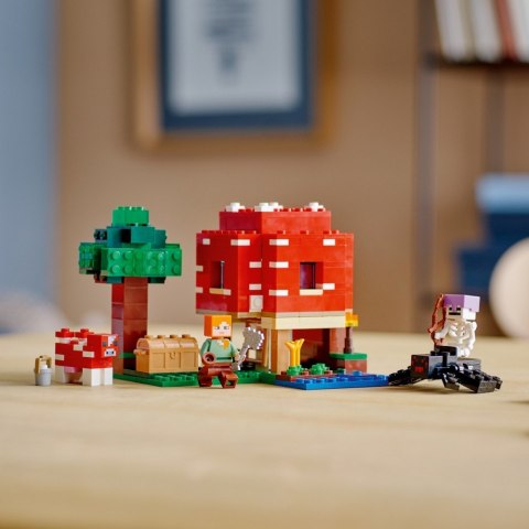 Klocki Minecraft 21179 Dom w grzybie LEGO Klocki Minecraft 21179 Dom w grzybie LEGO