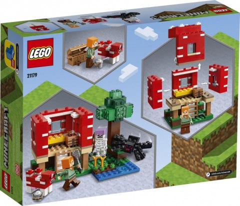 Klocki Minecraft 21179 Dom w grzybie LEGO Klocki Minecraft 21179 Dom w grzybie LEGO