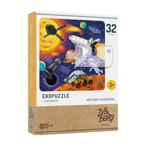 Puzzle 32 elementy Przygody w kosmosie Muduko Puzzle 32 elementy Przygody w kosmosie Muduko