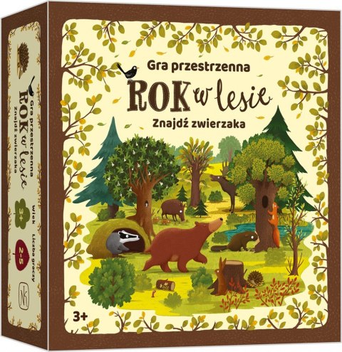 Gra Rok w lesie. Znajdź zwierzaka Nasza księgarnia Gra Rok w lesie. Znajdź zwierzaka Nasza księgarnia