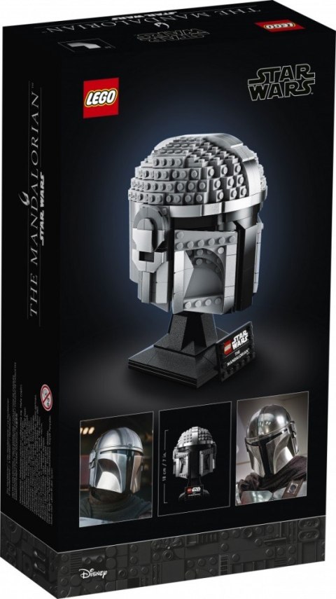 Klocki Star Wars 75328 Hełm Mandalorianina LEGO Klocki Star Wars 75328 Hełm Mandalorianina LEGO