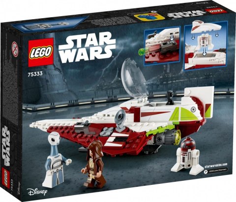Klocki Zestaw konstrukcyjny Star Wars 75333 Myśliwiec Jedi Obi-Wana Kenobiego LEGO Klocki Zestaw konstrukcyjny Star Wars 75333 Myśliwiec Jedi Obi-Wana Kenobiego LEGO