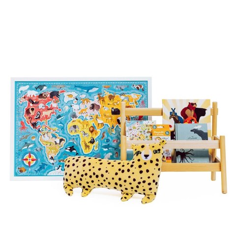 Puzzle 60 elementów Puzzlove - Mapa świata Zwierzęta CzuCzu Puzzle 60 elementów Puzzlove - Mapa świata Zwierzęta CzuCzu