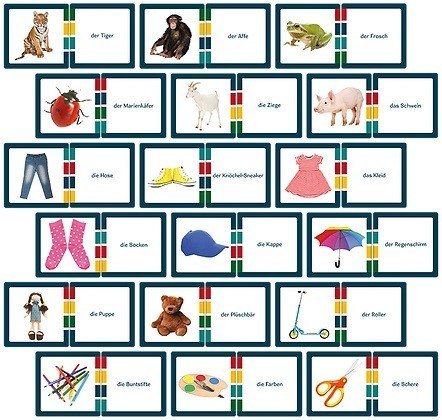 Gra Deutsche Worter - językowy zestaw edukacyjny Adamigo Gra Deutsche Worter - językowy zestaw edukacyjny Adamigo