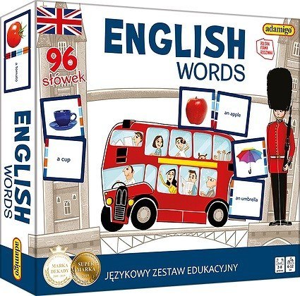 Gra English Words - językowy zestaw edukacyjny Adamigo Gra English Words - językowy zestaw edukacyjny Adamigo