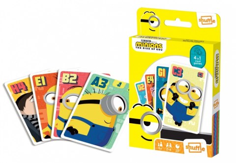 Gra karciana Shuffle Fun 4w1 Minionki: Wejście Gru Cartamundi Gra karciana Shuffle Fun 4w1 Minionki: Wejście Gru Cartamundi