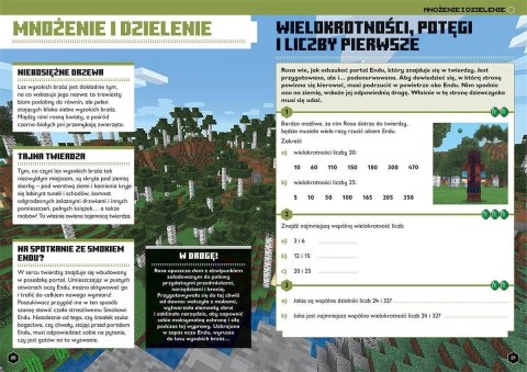 Książeczka Minecraft. Matematyka. Megazadania. 12+ Harper Collins Książeczka Minecraft. Matematyka. Megazadania. 12+ Harper Collins
