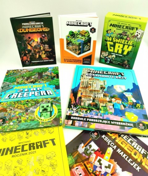 Książeczka Minecraft. Niesamowite bazy. Budowle pobudzające wyobraźnię Harper Collins Książeczka Minecraft. Niesamowite bazy. Budowle pobudzające wyobraźnię Harper Collins
