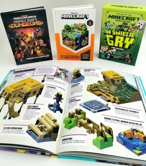 Książeczka Minecraft. Niesamowite bazy. Budowle pobudzające wyobraźnię Harper Collins Książeczka Minecraft. Niesamowite bazy. Budowle pobudzające wyobraźnię Harper Collins