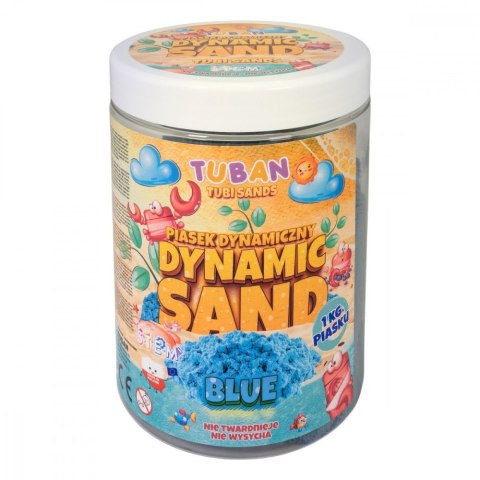Piasek dynamiczny 1kg niebieski TUBAN Piasek dynamiczny 1kg niebieski TUBAN