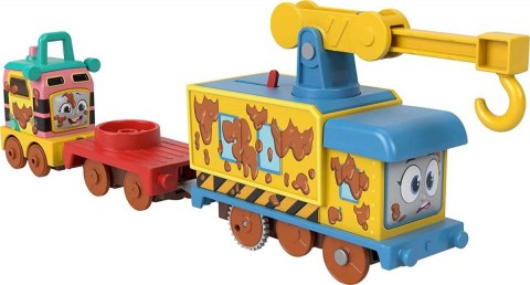 Pociąg Tomek i Przyjaciele Muddy Naprawa przyjaciół Fisher Price Pociąg Tomek i Przyjaciele Muddy Naprawa przyjaciół Fisher Price