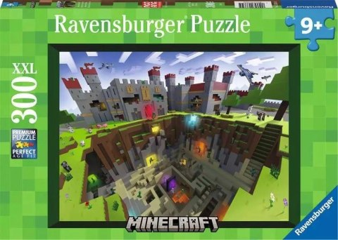 Puzzle 300 elementów XXL Minecraft Ravensburger Polska Puzzle 300 elementów XXL Minecraft Ravensburger Polska