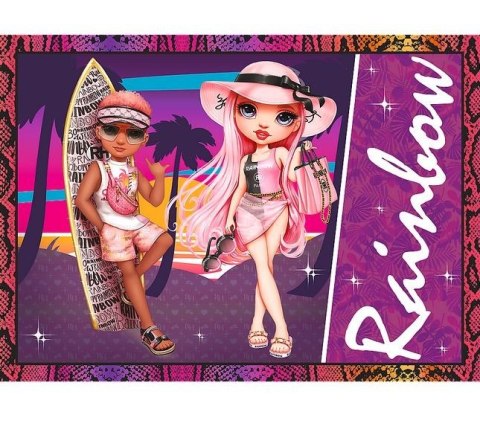 Puzzle 4w1 Modne laleczki Rainbow High Trefl Puzzle 4w1 Modne laleczki Rainbow High Trefl