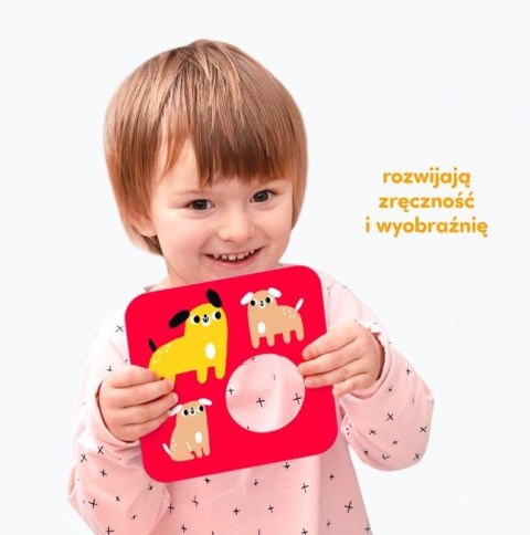 Puzzle kontrastowe - Tu pasuje CzuCzu Puzzle kontrastowe - Tu pasuje CzuCzu