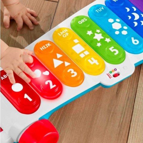 Zabawka muzyczna Duży edukacyjny ksylofon do ciągnięcia Fisher Price Zabawka muzyczna Duży edukacyjny ksylofon do ciągnięcia Fisher Price