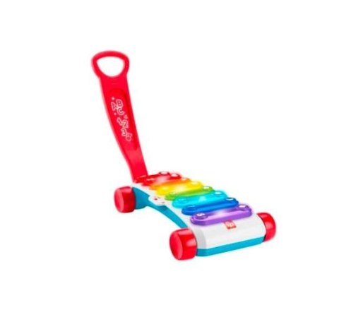 Zabawka muzyczna Duży edukacyjny ksylofon do ciągnięcia Fisher Price Zabawka muzyczna Duży edukacyjny ksylofon do ciągnięcia Fisher Price
