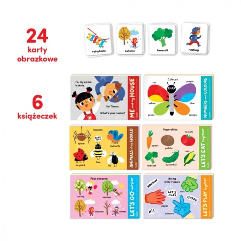 Zestaw do nauki jezyka angielskiego dla dzieci 4, 5, 6+ CzuCzu Zestaw do nauki jezyka angielskiego dla dzieci 4, 5, 6+ CzuCzu