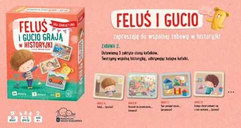Gra Feluś i Gucio grają w historyjki Nasza księgarnia Gra Feluś i Gucio grają w historyjki Nasza księgarnia