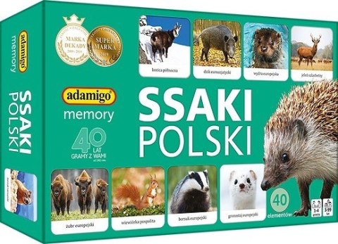Gra Ssaki Polski - Memory mini Adamigo Gra Ssaki Polski - Memory mini Adamigo