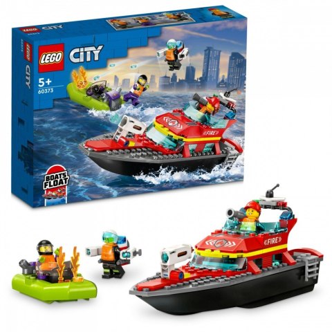 Klocki City 60373 Łódź strażacka LEGO Klocki City 60373 Łódź strażacka LEGO