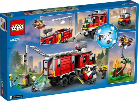 Klocki City 60374 Terenowy pojazd straży pożarnej LEGO Klocki City 60374 Terenowy pojazd straży pożarnej LEGO