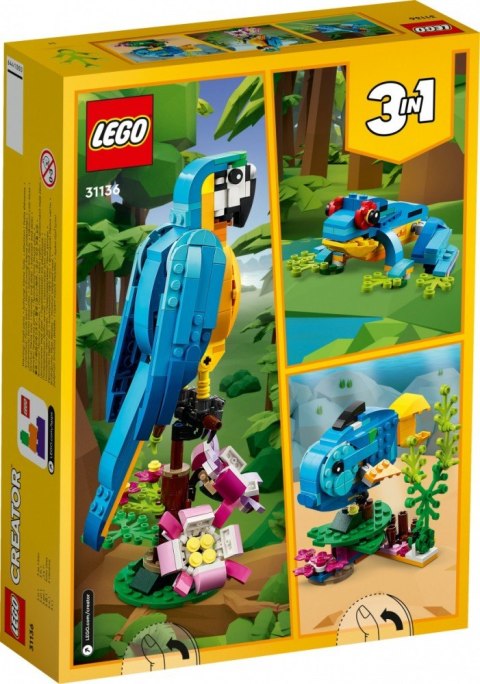 Klocki Creator 31136 Egzotyczna papuga LEGO Klocki Creator 31136 Egzotyczna papuga LEGO
