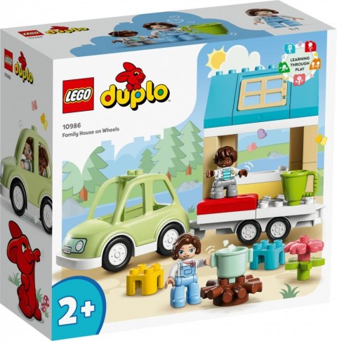 Klocki DUPLO 10986 Dom rodzinny na kółkach LEGO Klocki DUPLO 10986 Dom rodzinny na kółkach LEGO