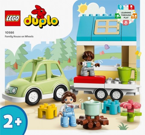 Klocki DUPLO 10986 Dom rodzinny na kółkach LEGO Klocki DUPLO 10986 Dom rodzinny na kółkach LEGO