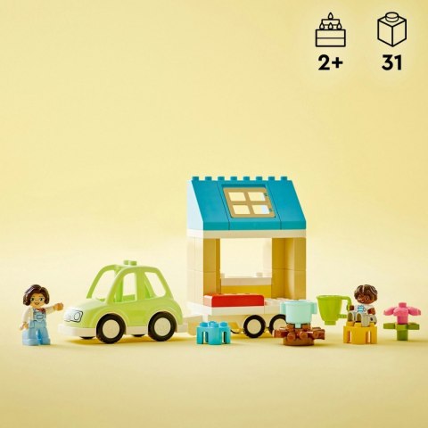 Klocki DUPLO 10986 Dom rodzinny na kółkach LEGO Klocki DUPLO 10986 Dom rodzinny na kółkach LEGO