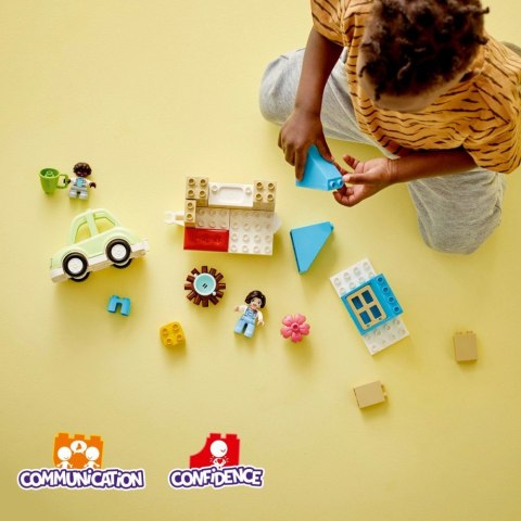 Klocki DUPLO 10986 Dom rodzinny na kółkach LEGO Klocki DUPLO 10986 Dom rodzinny na kółkach LEGO