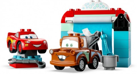 Klocki DUPLO 10996 Disney and Pixars Cars Zygzak McQueen i Złomek - myjnia LEGO Klocki DUPLO 10996 Disney and Pixars Cars Zygzak McQueen i Złomek - myjnia LEGO
