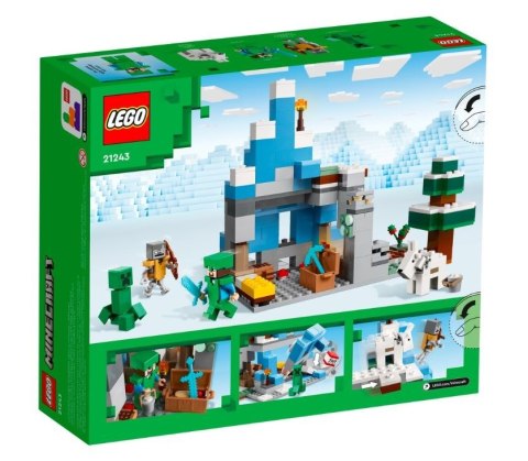 Klocki Minecraft 21243 Ośnieżone szczyty LEGO Klocki Minecraft 21243 Ośnieżone szczyty LEGO