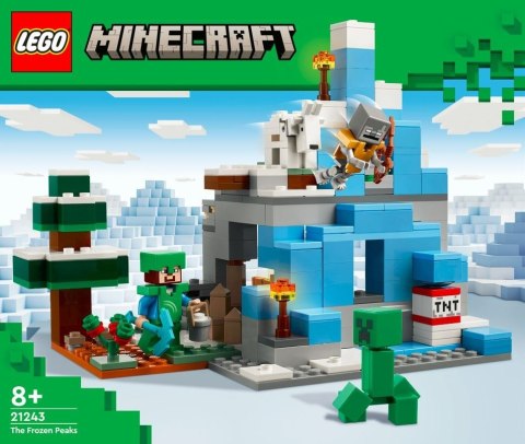 Klocki Minecraft 21243 Ośnieżone szczyty LEGO Klocki Minecraft 21243 Ośnieżone szczyty LEGO