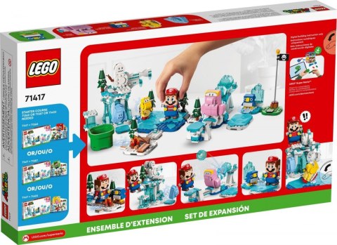 Klocki Super Mario 71417 Śniegowa przygoda Fliprusa - zestaw rozszerzający LEGO Klocki Super Mario 71417 Śniegowa przygoda Fliprusa - zestaw rozszerzający LEGO