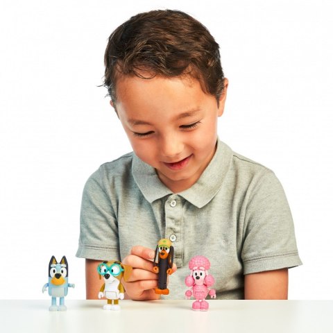 Figurki Bluey 4-pak Przyjaciele Tm Toys Figurki Bluey 4-pak Przyjaciele Tm Toys