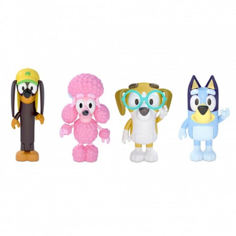 Figurki Bluey 4-pak Przyjaciele Tm Toys Figurki Bluey 4-pak Przyjaciele Tm Toys